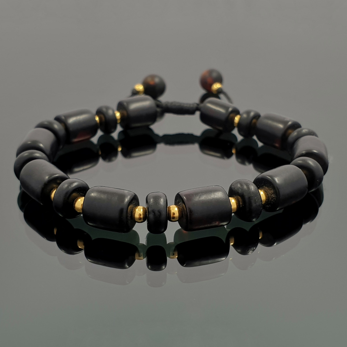 Dzintara rokassprādze (6), Dzintara aproces, Produkta foto svars: 7.03 g, Dārgakmeņi: dzintars - Rotājumlietas internetā