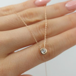 Gold chain with pendant "Eye" (1605) 2