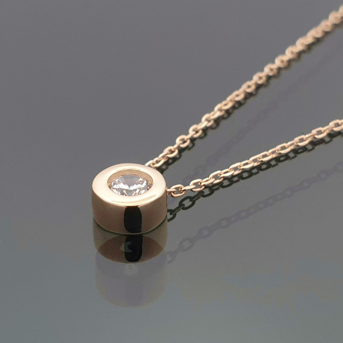 Gold chain with pendant "Eye" (1605)