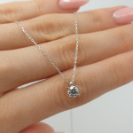 White gold chain with eyelet (1609) 2