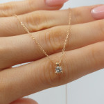 Gold chain with eyelet (1613) 2
