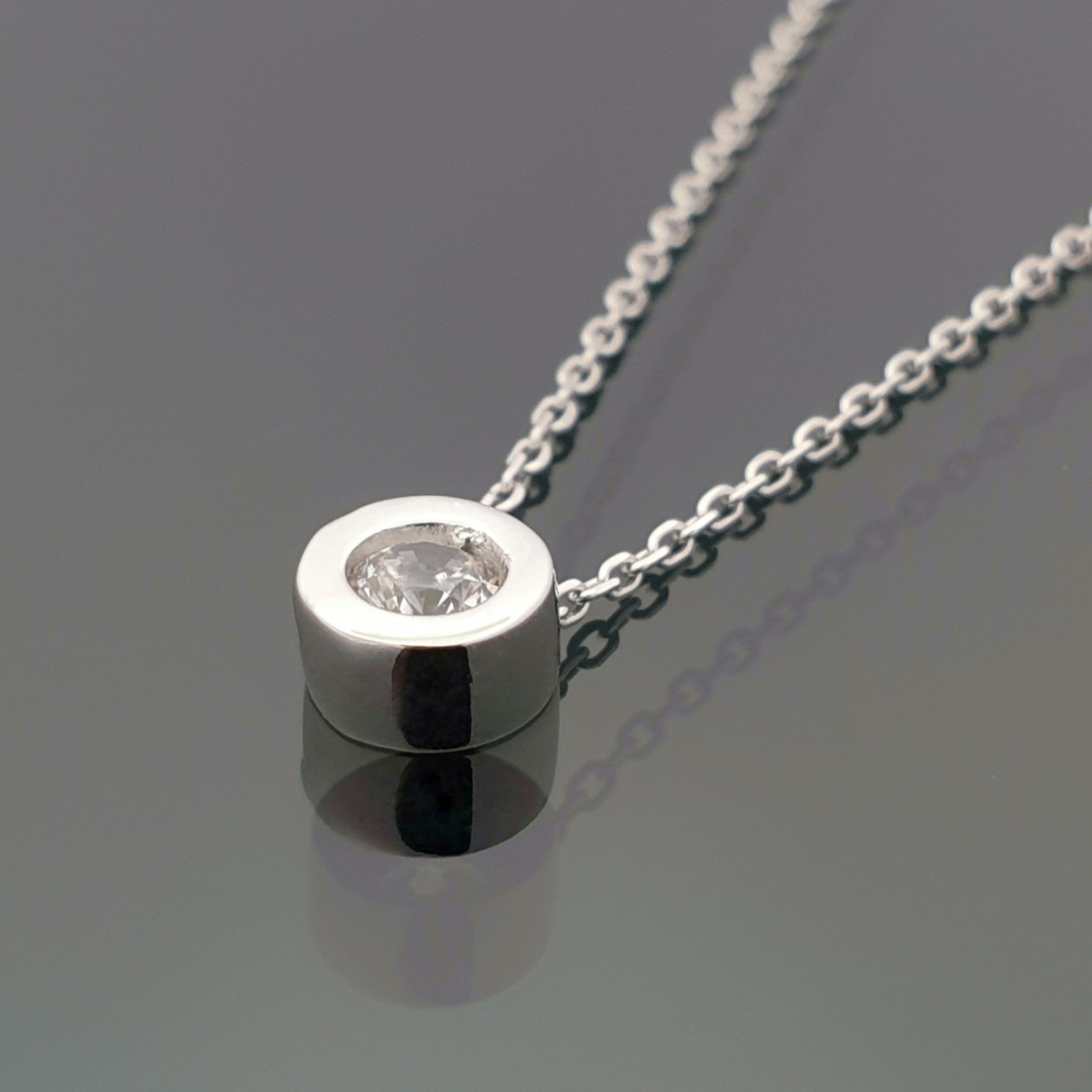 White gold chain with eyelet (1618) 1