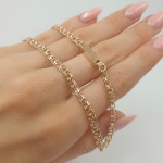 Gold chain with box clasp (1627) 2
