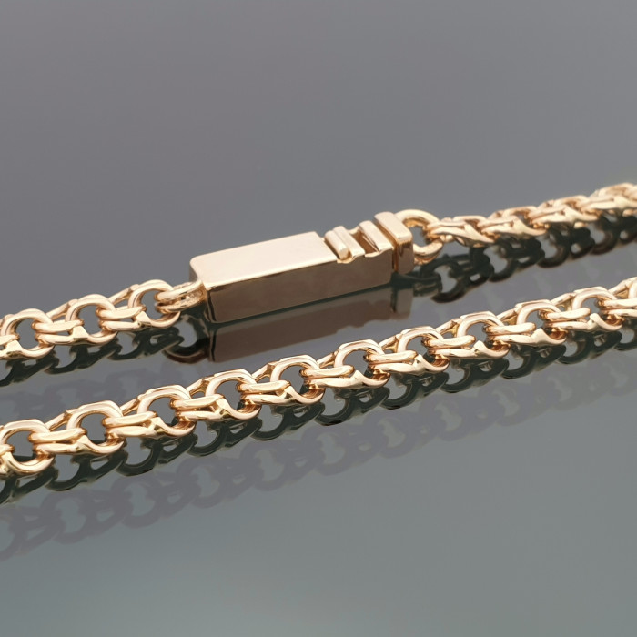 Gold chain with box clasp (1627)