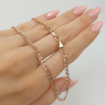 Pink gold chain (1640) 2