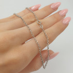 White gold chain (1647) 2