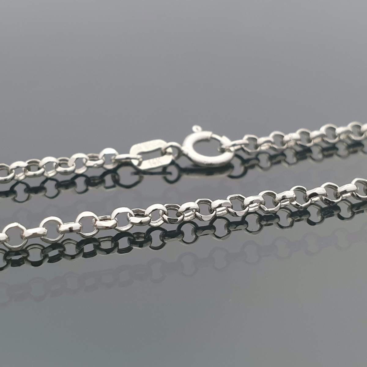 White gold chain (1647) 1