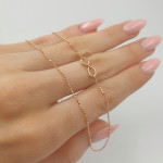 Gold chain "Bubbles" (1652) 2