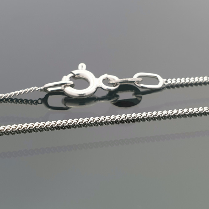 Thin white gold chain (1657)