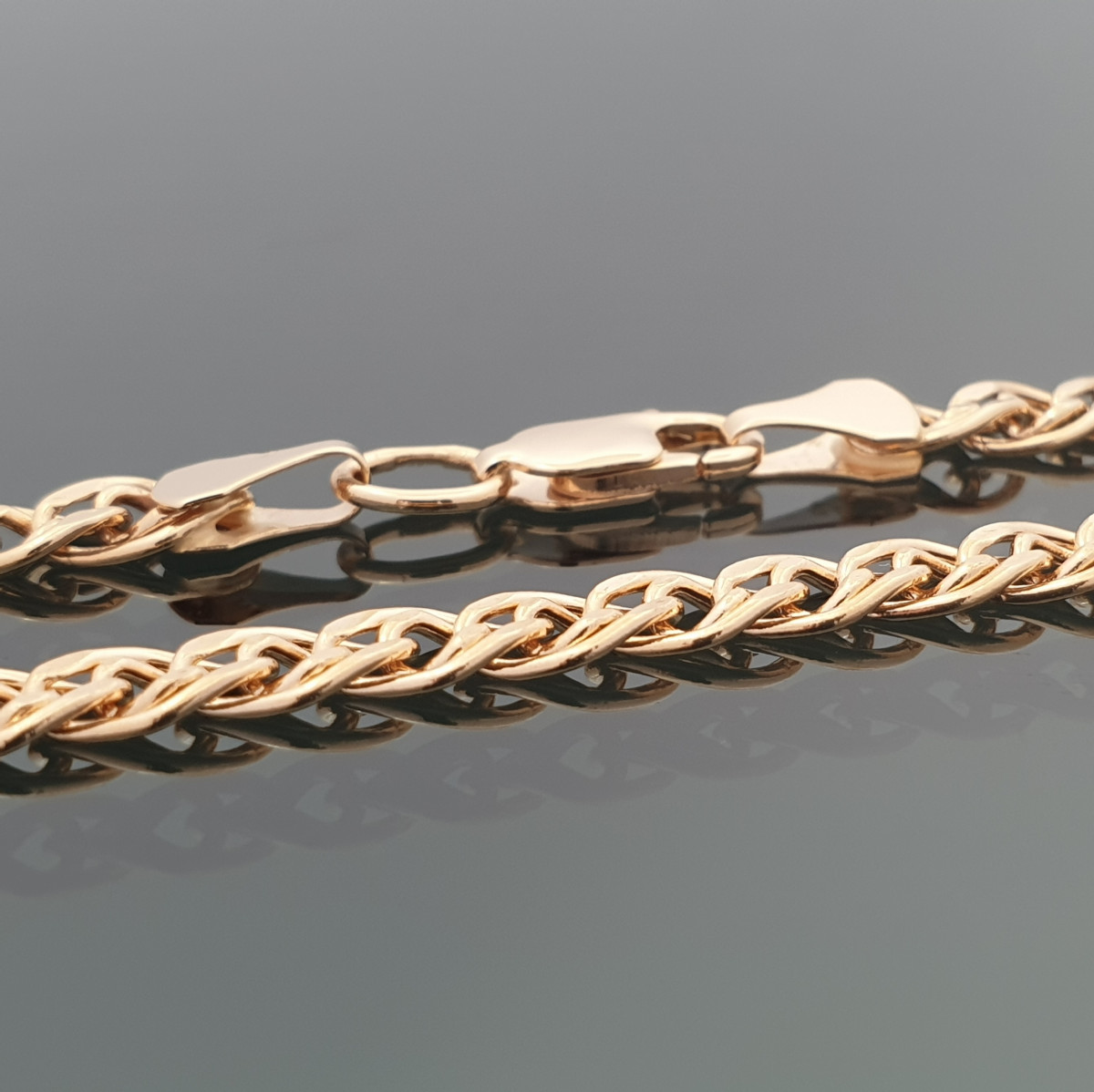 Classic "Mona Lisa" weave gold chain (1658) 1