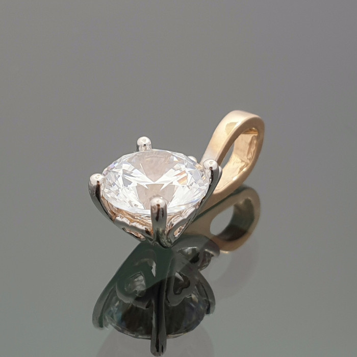 Gold pendant "Eye" (1020)