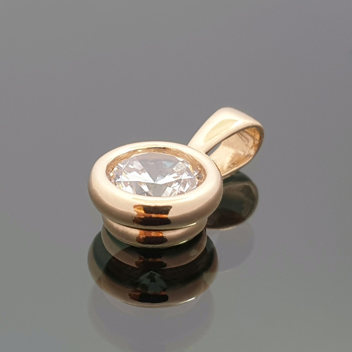 Gold pendant with eye (1022)