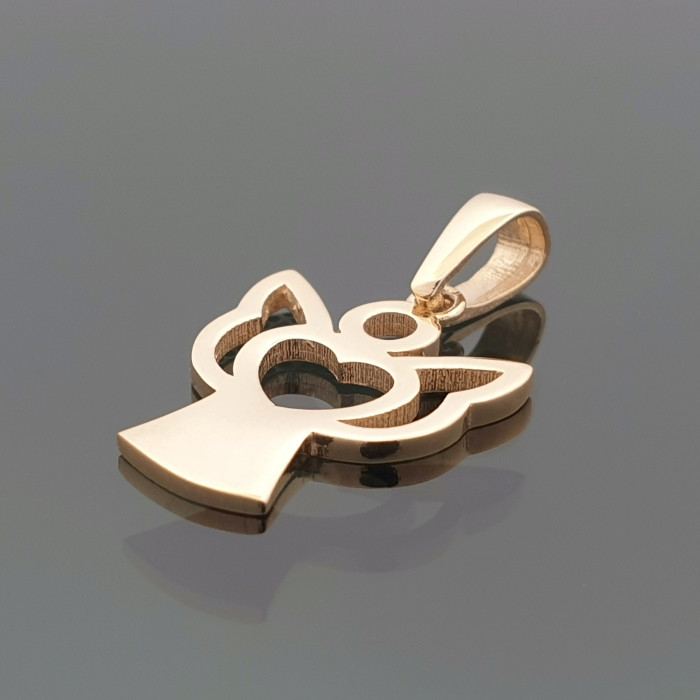 Gold pendant "Angel" (1031)