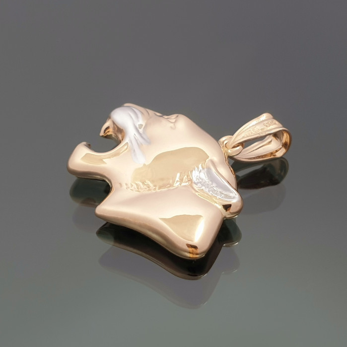 Gold pendant "Panther" (1038)