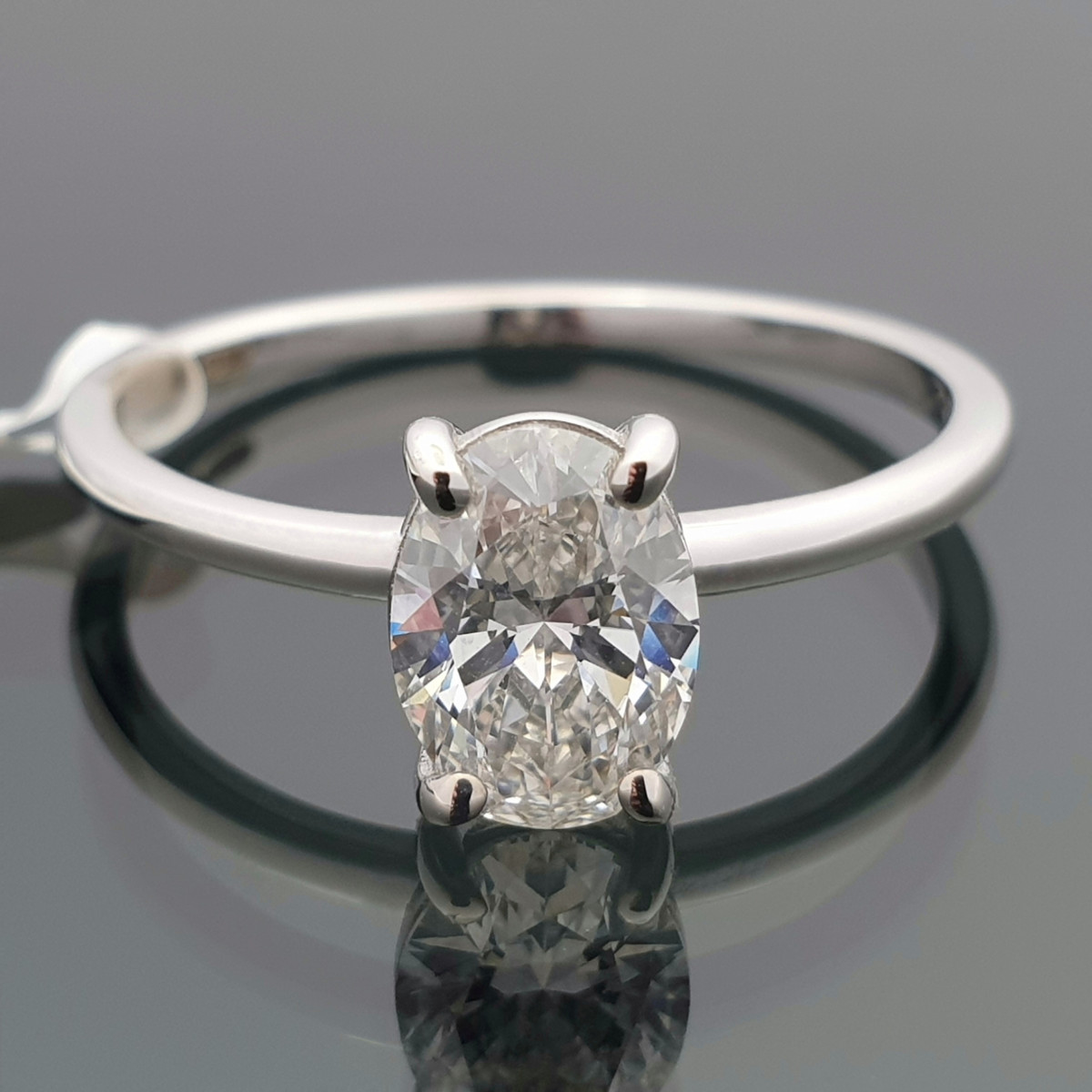 Saderināšanās gredzens ar laboratorijā audzētu dimantu (53), LAB AUDZĒTI ziedi, Zelta standarts: 585, Produkta foto svars: 2.13 g, Dārgakmeņi: Lab Grown diamond, Dārgakmens svars ct.: 0.70-1.50 ct, Dārgakmens svars: 1.00 ct - Rotājumlietas internetā