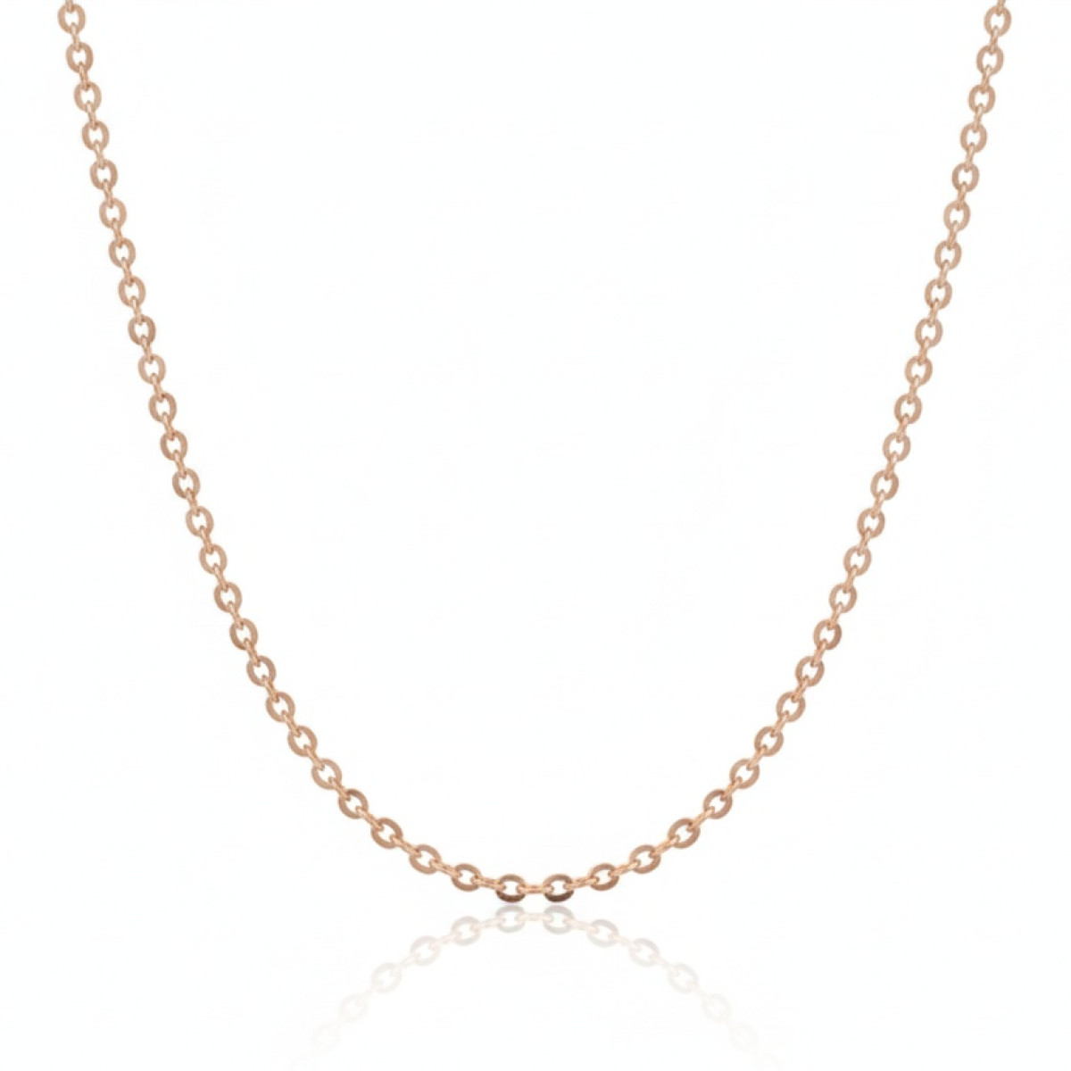 Zelta ķēdīte (1728), Plānas ķēdes, Zelta standarts: 585, Produkta foto svars: 1.39 g - Rotājumlietas internetā