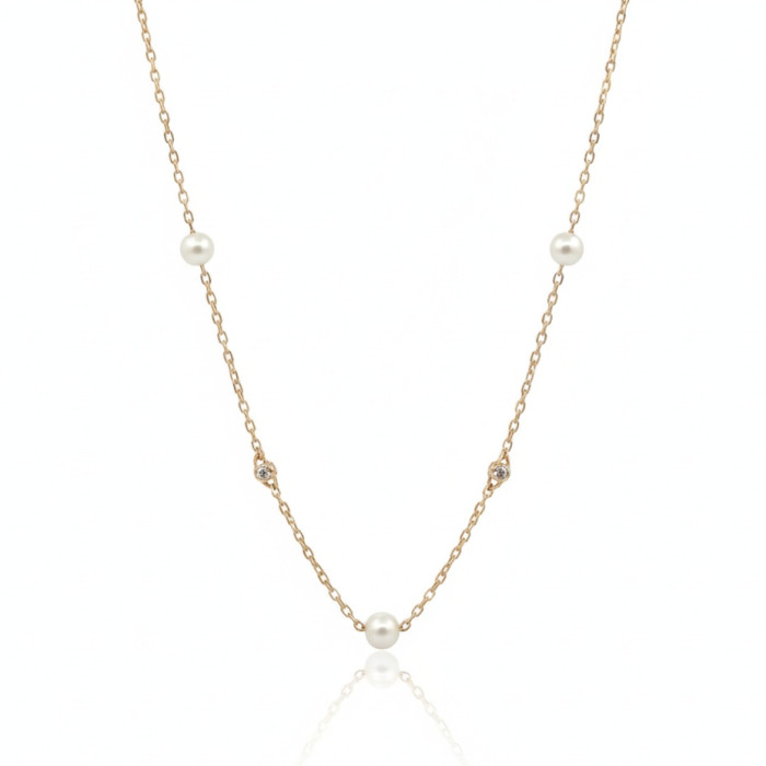 Eleganta sarkanā zelta ķēdīte (1727)