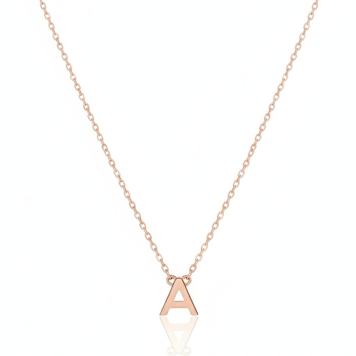 Rozā zelta ķēdīte ar kulonu (1735)