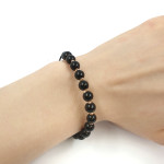 Melna un zelta pērlīšu aproce (725), Aproces no pērlītēm, Zelta standarts: 585, Produkta foto svars: 0.38 g / 4.84 g
 - Pielāgotas rotājumlietas