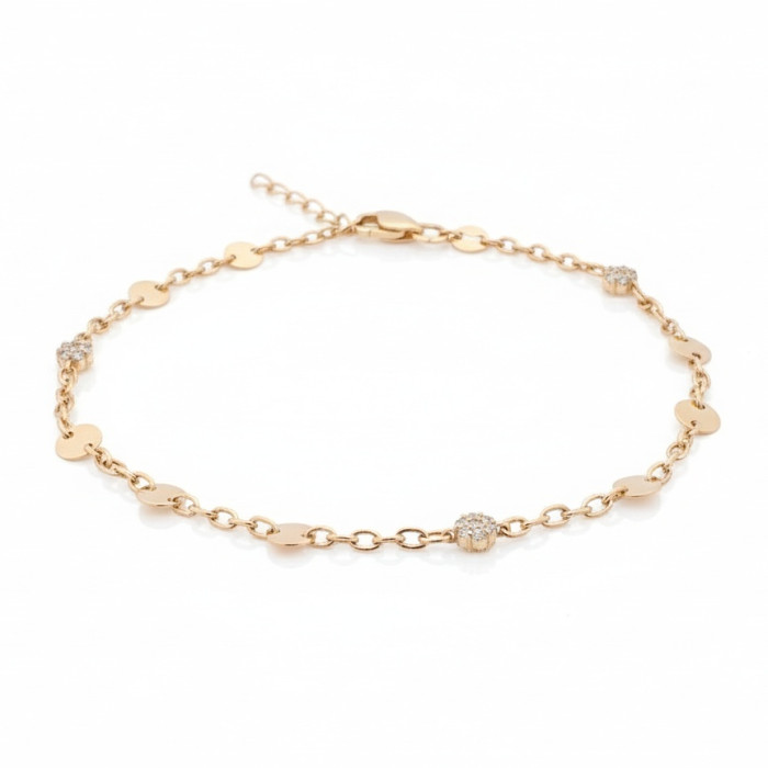 Klasiska sarkanā zelta aproce (740)