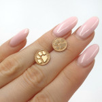 Sarkanā zelta auskari (1921), Bez cilpām, Zelta standarts: 585, Produkta foto svars: 1.66 g - Personalizētas rotājumlietas