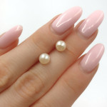 Zelta auskari (1931), Ar pērlēm, Zelta standarts: 585, Produkta foto svars: 0.98 g, Dārgakmeņi: Perlas - Personalizētas rotājumlietas