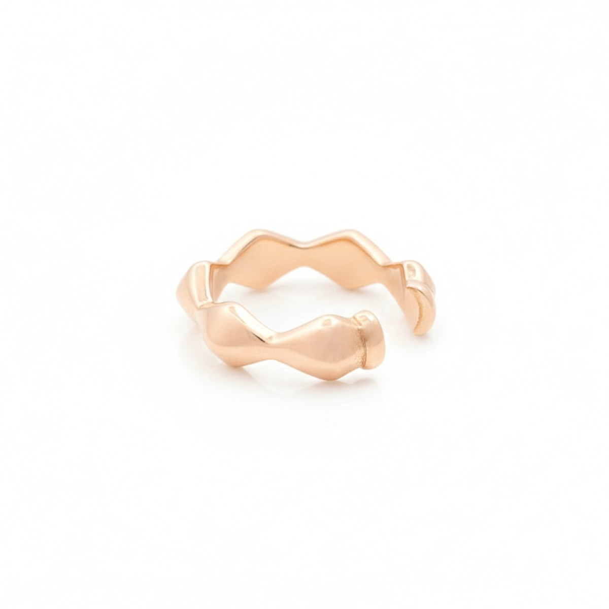 Viens zelta auskars (1935), Bez cilpām, Zelta standarts: 585, Produkta foto svars: 0.48 g - Rotājumlietas internetā