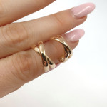 Zelta auskari (1943), Piekaramie auskari, Zelta standarts: 585, Produkta foto svars: 2.30 g - Personalizētas rotājumlietas