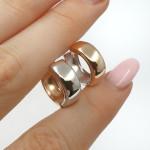 Zelta auskari (1944), Piekaramie auskari, Zelta standarts: 585, Produkta foto svars: 3.24 g - Personalizētas rotājumlietas