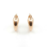 Sarkanā zelta auskari (1950), Piekaramie auskari, Zelta standarts: 585, Produkta foto svars: 1.72 g - Pielāgotas rotājumlietas