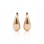 Sarkanā zelta auskari (1953), Bez cilpām, Zelta standarts: 585, Produkta foto svars: 3.24 g - Pielāgotas rotājumlietas