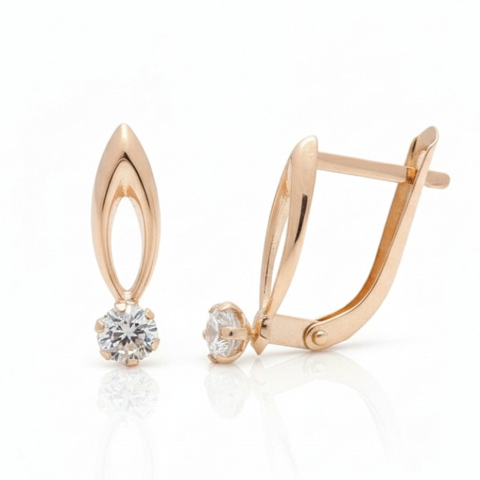 Klasiski sarkanā zelta auskari (2002)