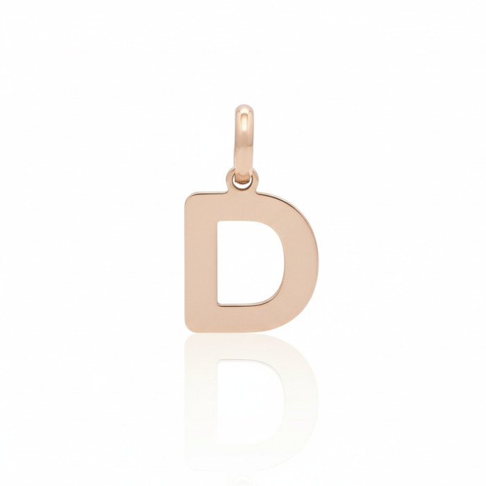 Zelta "D" formas kulons (1082)