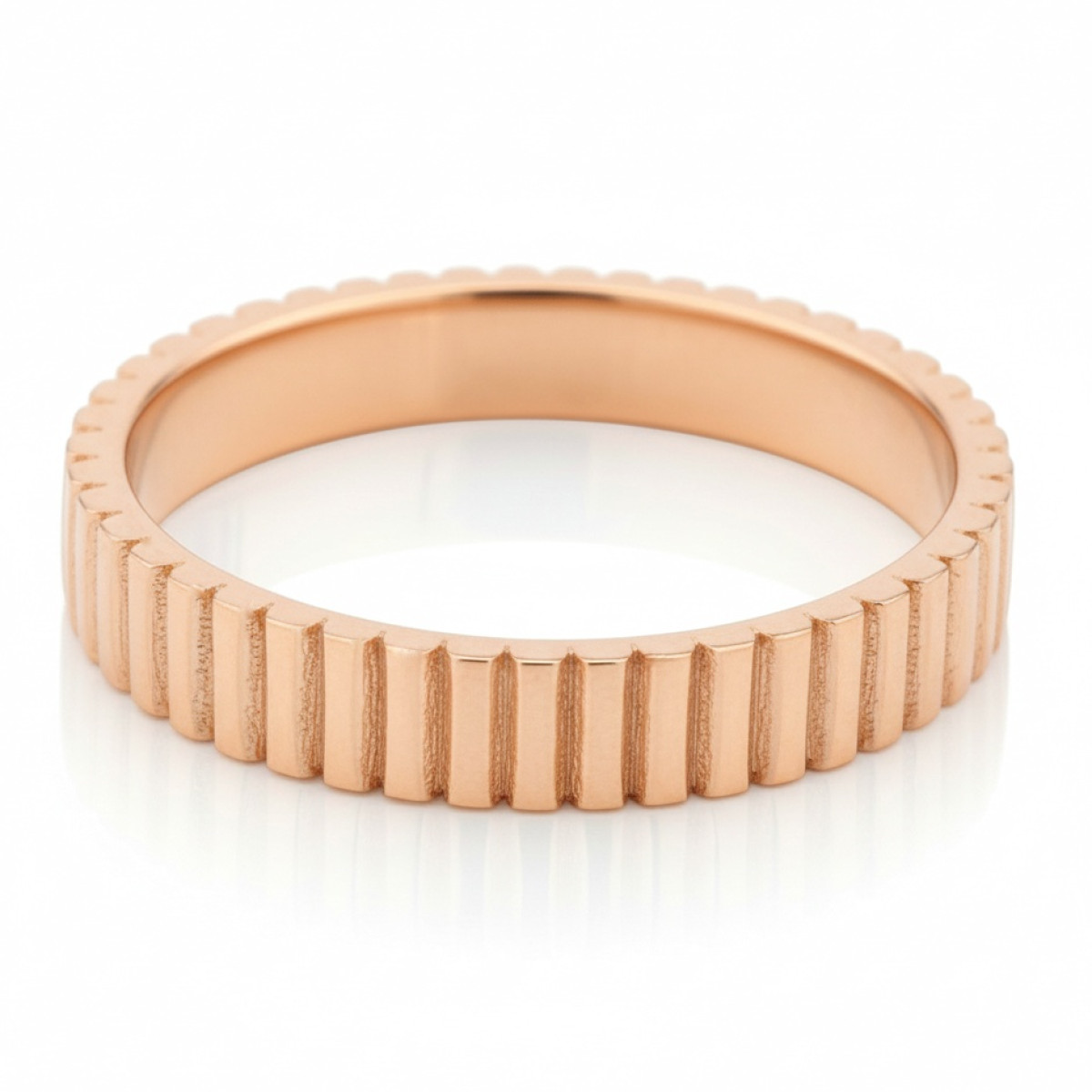 Zelta gredzens bez caurumiem (2104), Bez cilpām, Zelta standarts: 585, Produkta foto svars: 1.95 g - Rotājumlietas internetā