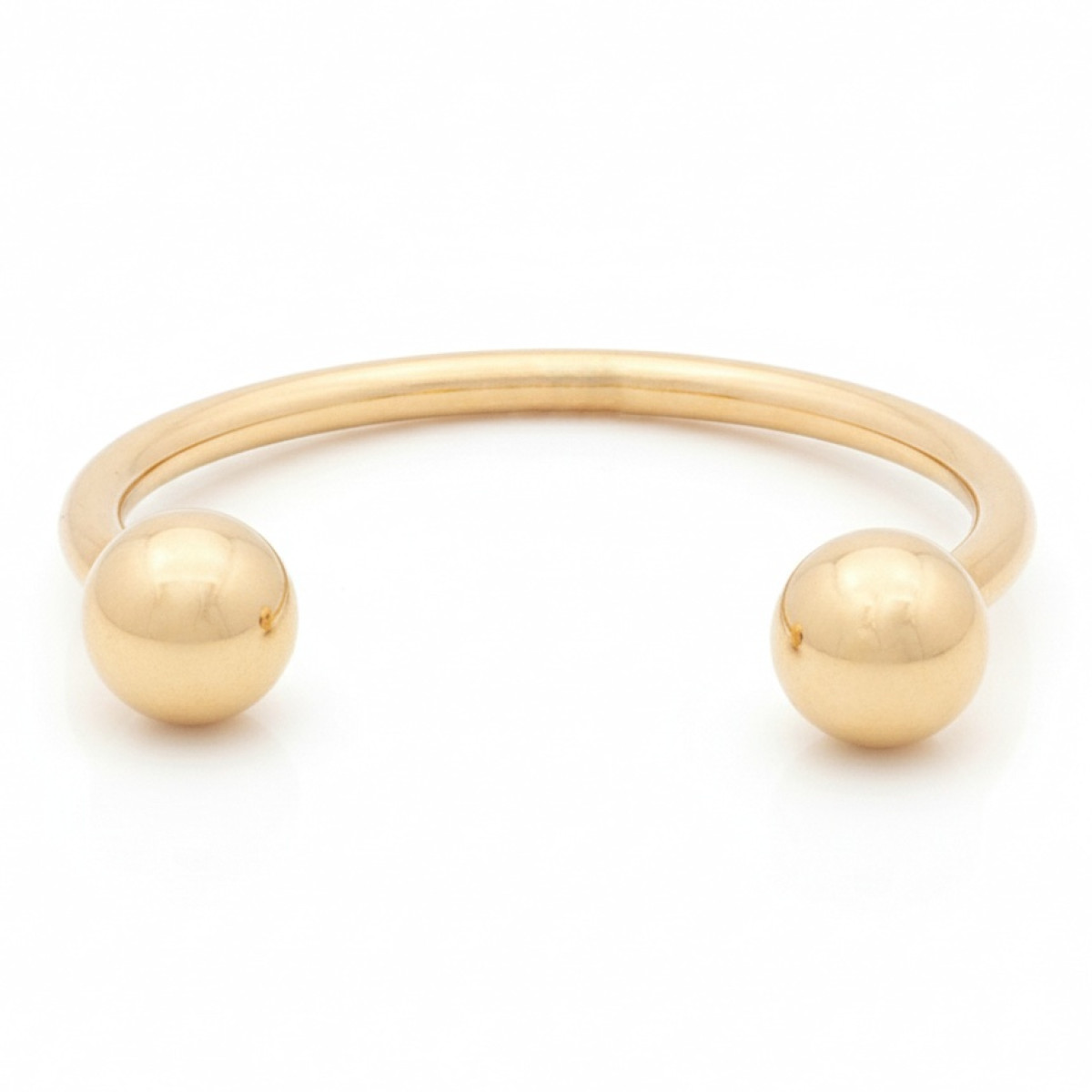 Zelta gredzens "Burbulis" (2111), Bez cilpām, Zelta standarts: 585, Produkta foto svars: 0.96 g - Rotājumlietas internetā