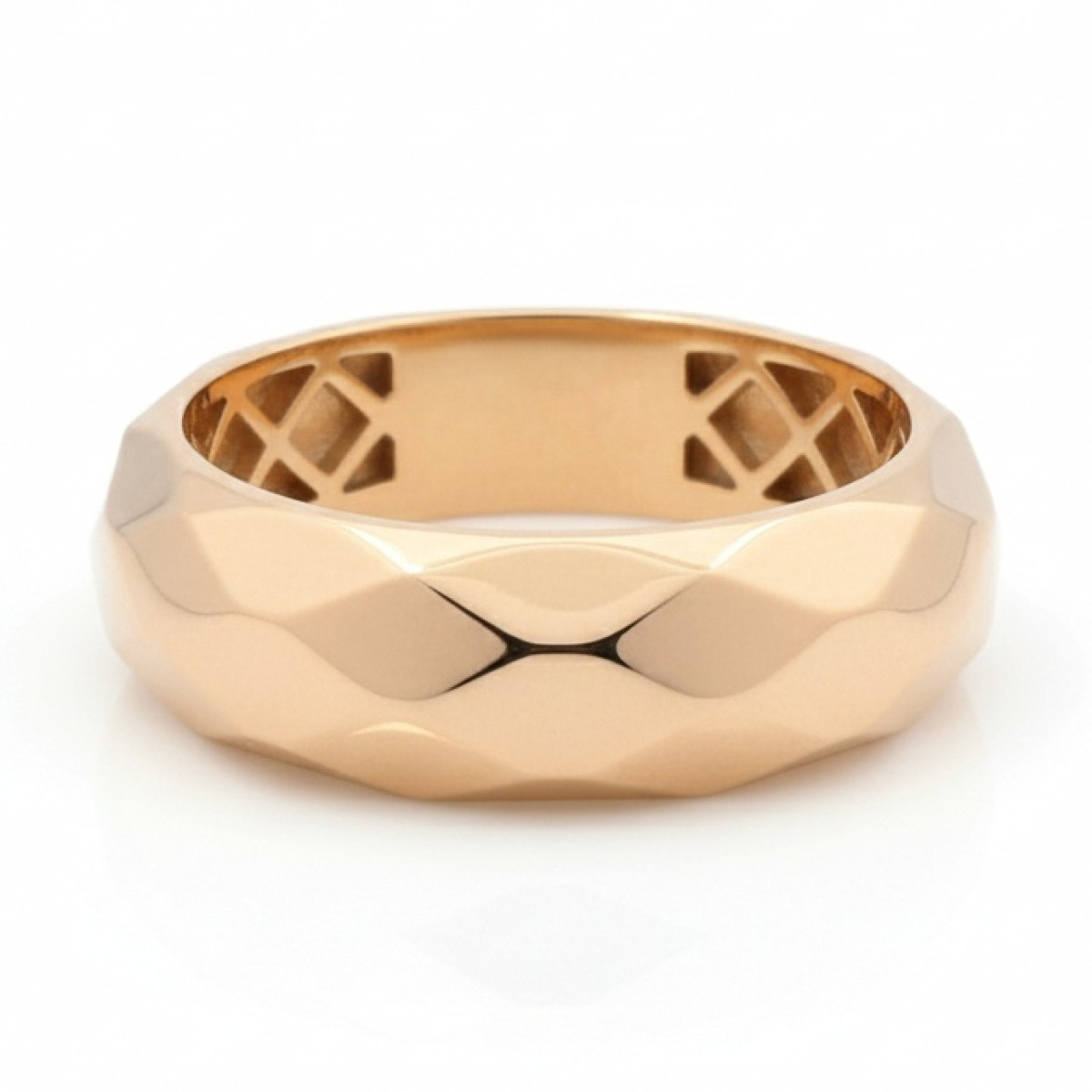 Zelta gredzens bez caurumiem (2116), Bez cilpām, Zelta standarts: 585, Produkta foto svars: 1.98 g - Rotājumlietas internetā