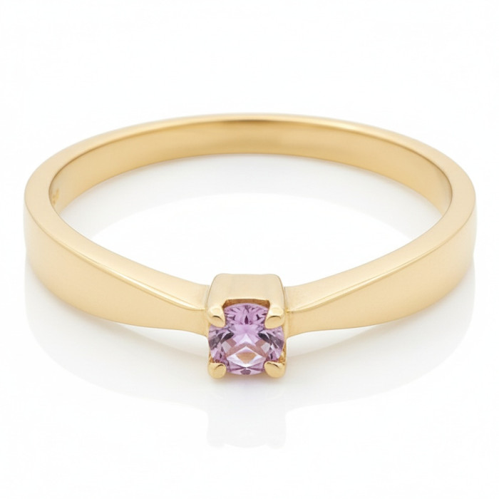 Zelta gredzens ar safīru (687)