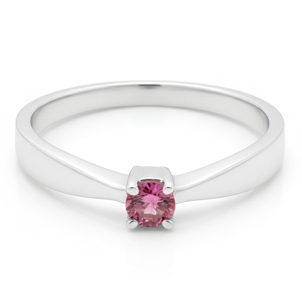 Zelta gredzens ar safīru (688), Sieviešu gredzeni, Zelta standarts: 585, Produkta foto svars: 2.65 g, Dārgakmeņi: Safīrs, Dārgakmens svars: 0.17 ct, Dārgakmens svars ct.: 0.10-0.19 ct - Rotājumlietas internetā