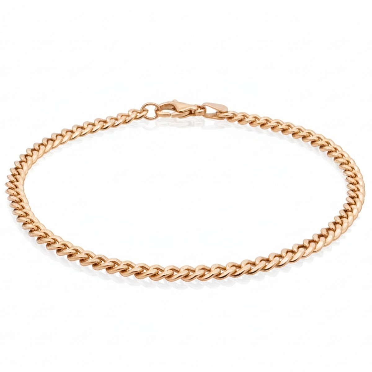 Classic red gold bracelet (753), Classic bracelets, Gold type: 585, Item in the photo weight: 3.07 g - Jewelry online
