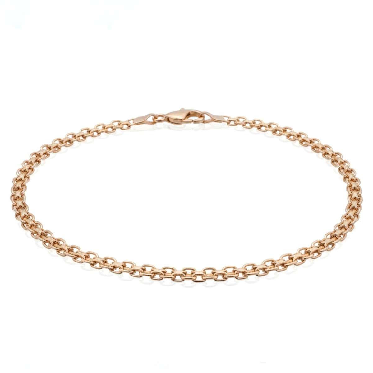 Rose gold bracelet (754), Classic bracelets, Gold type: 585, Item in the photo weight: 2.20 g - Jewelry online
