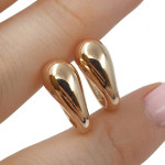 Rose gold earrings (2058), Hanging earrings, Gold type: 585, Item in the photo weight: 2.72 g - Custom jewelry