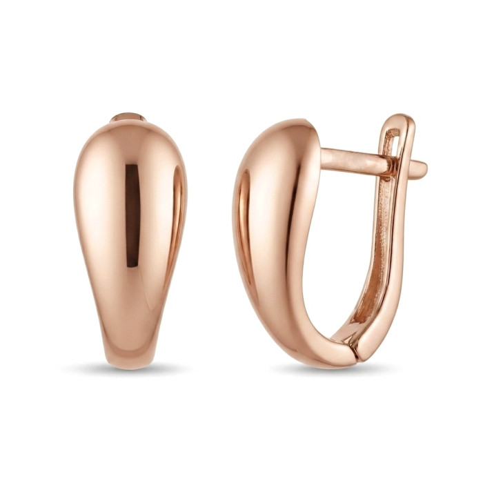 Rose gold earrings (2058)