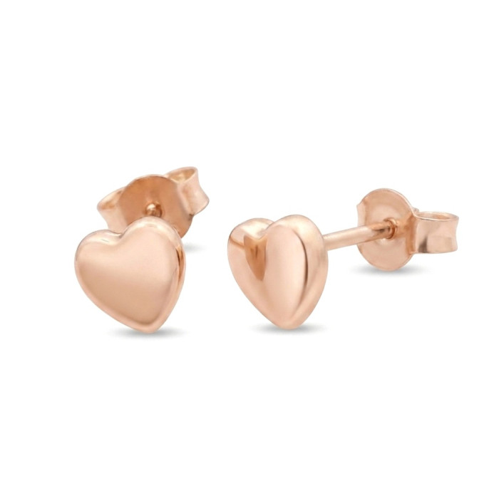 Gold earrings "Hearts" (2106)