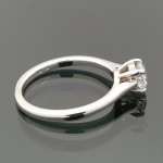 White gold engagement ring with cubic zirconia (1288) 2