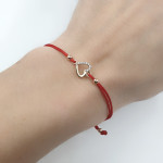  Red thread bracelet "Heart" (558) 2