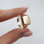  Men's gold ring (1345) 2