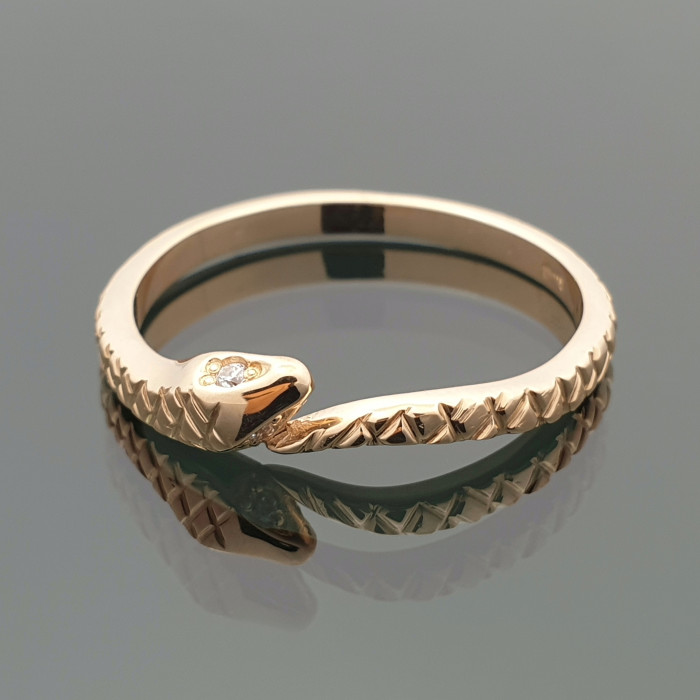 Auksinis žiedas "Gyvatė" (1203)