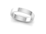 Stačiakampis vestuvinis žiedas 4 mm 7