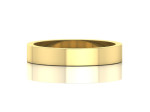 Stačiakampis vestuvinis žiedas 4 mm 2