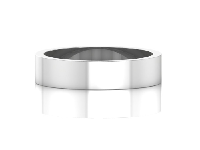 Paladžio stačiakampis  vestuvinis žiedas 5 mm